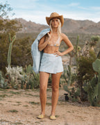 Jade Saltwashed Skort - Blue Mist
