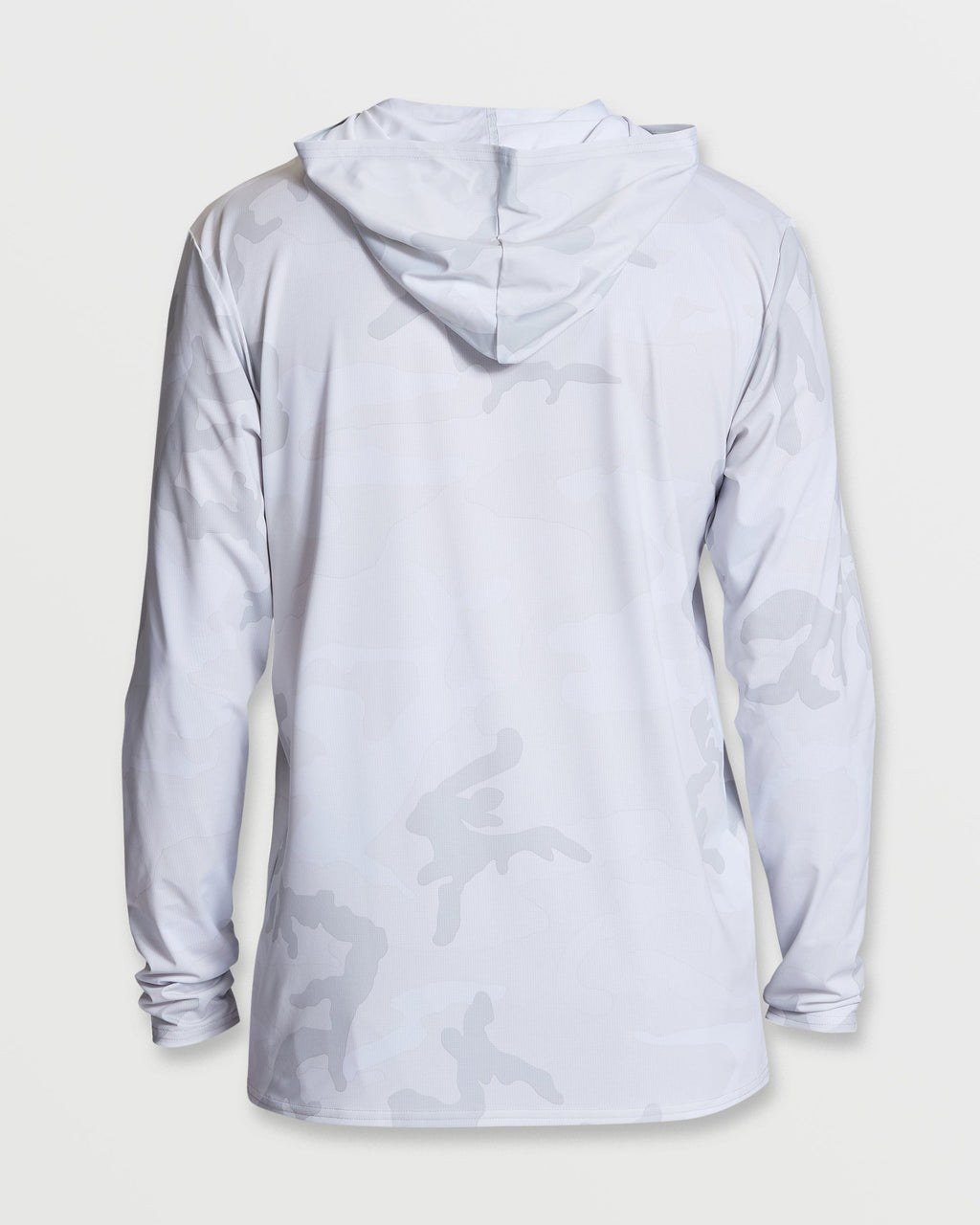 Arch Mesh Long Sleeve Hooded Surf Tee - White Camo