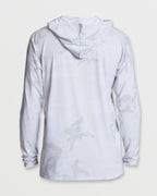 Arch Mesh Long Sleeve Hooded Surf Tee - White Camo