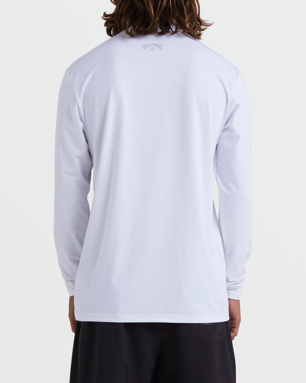 All Day Wave Loose Fit Long Sleeve Surf Tee - White