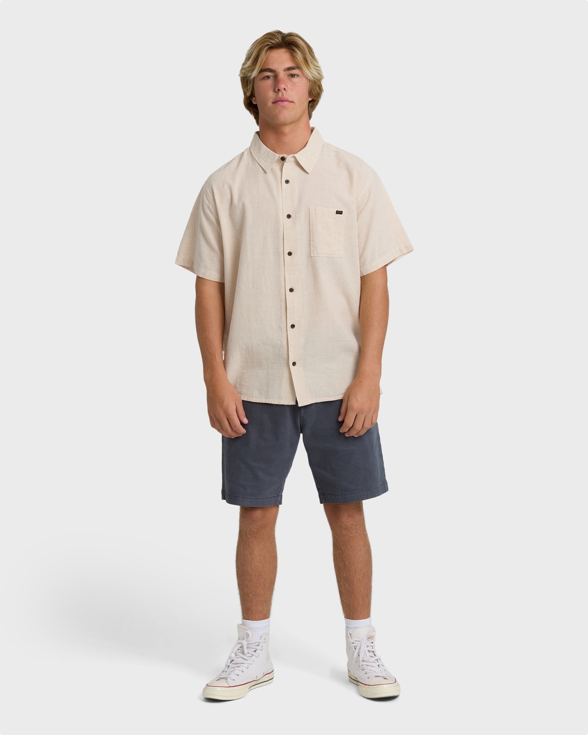 Victoria Short Sleeve Shirt - Off White