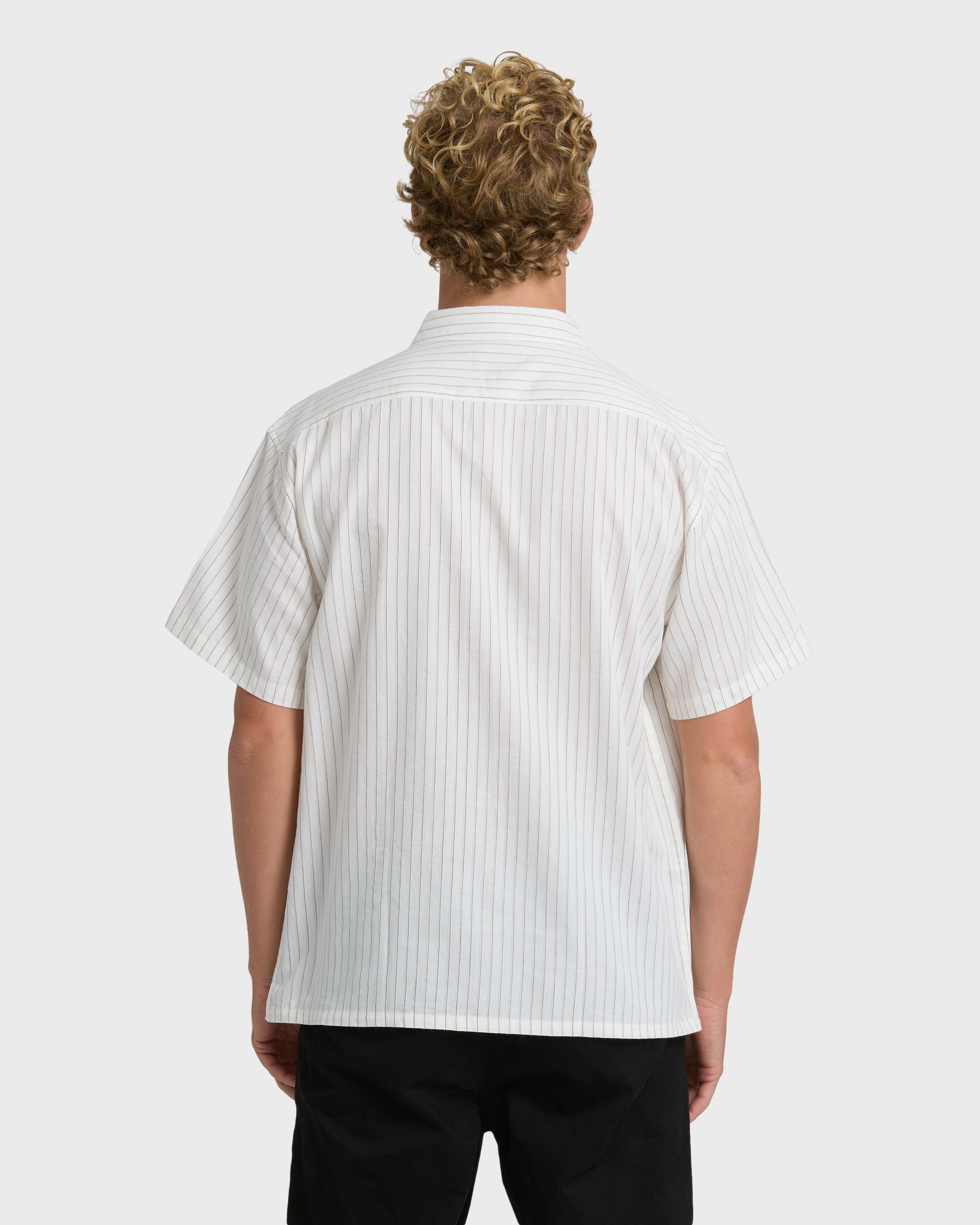 Bad Dog Short Sleeve Woven Shirt - Off White