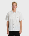 Bad Dog Short Sleeve Woven Shirt - Off White