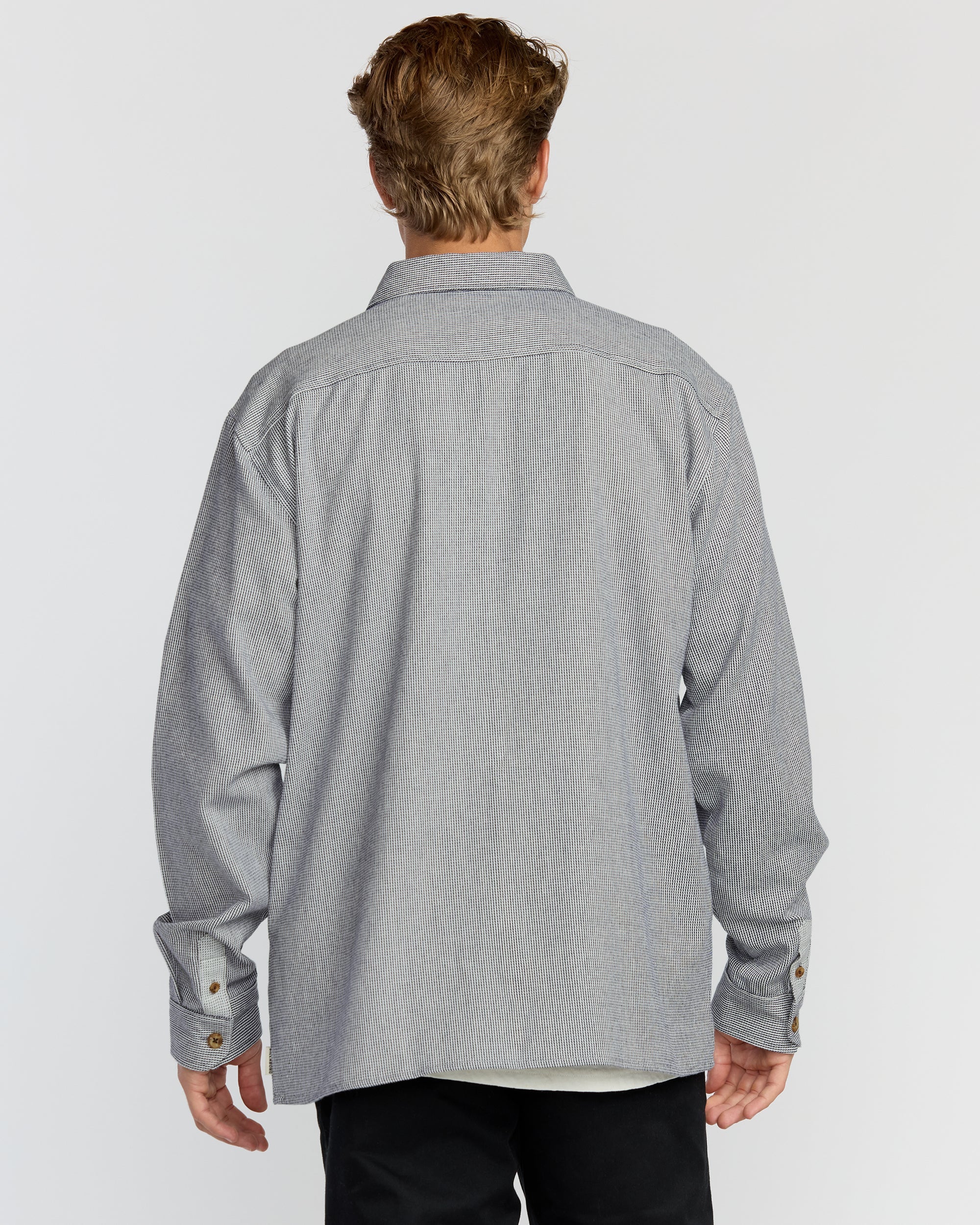 Austin Garage Long Sleeve Shirt - Stone Blue