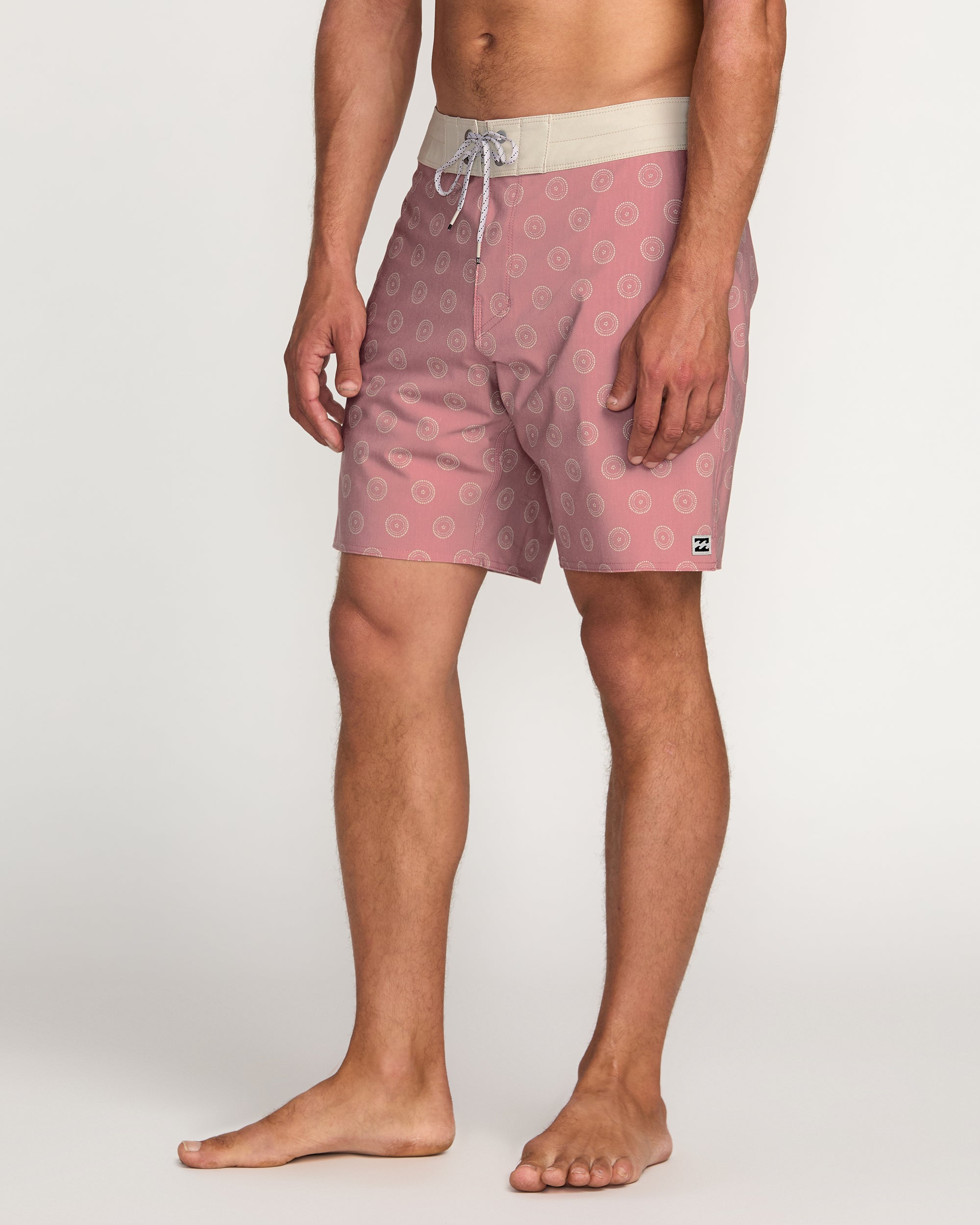 Good Times Pro Performance 18 Boardshorts - Dusty Rose