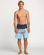 Tribong Pro 19 Boardshorts - Carolina Blue