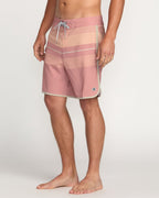 73 Pro Performance 18 Boardshorts - Dusty Pink