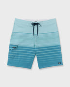 All Day Stripe Pro Performance 20 Boardshorts - Dusty Blue