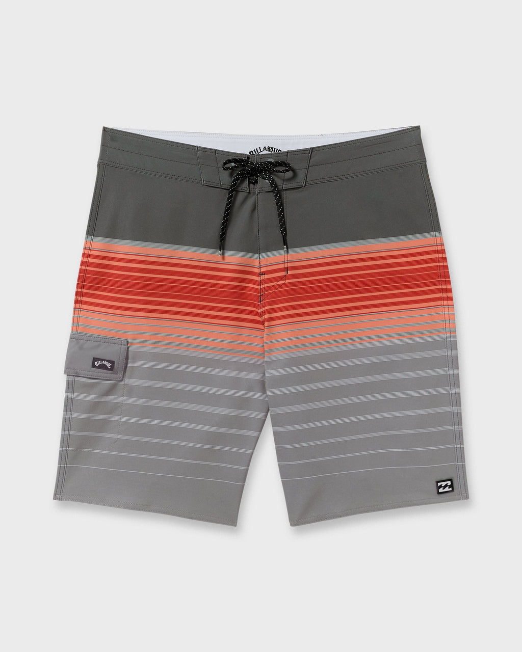 All Day Stripe Pro Performance 20 Boardshorts - Sunset