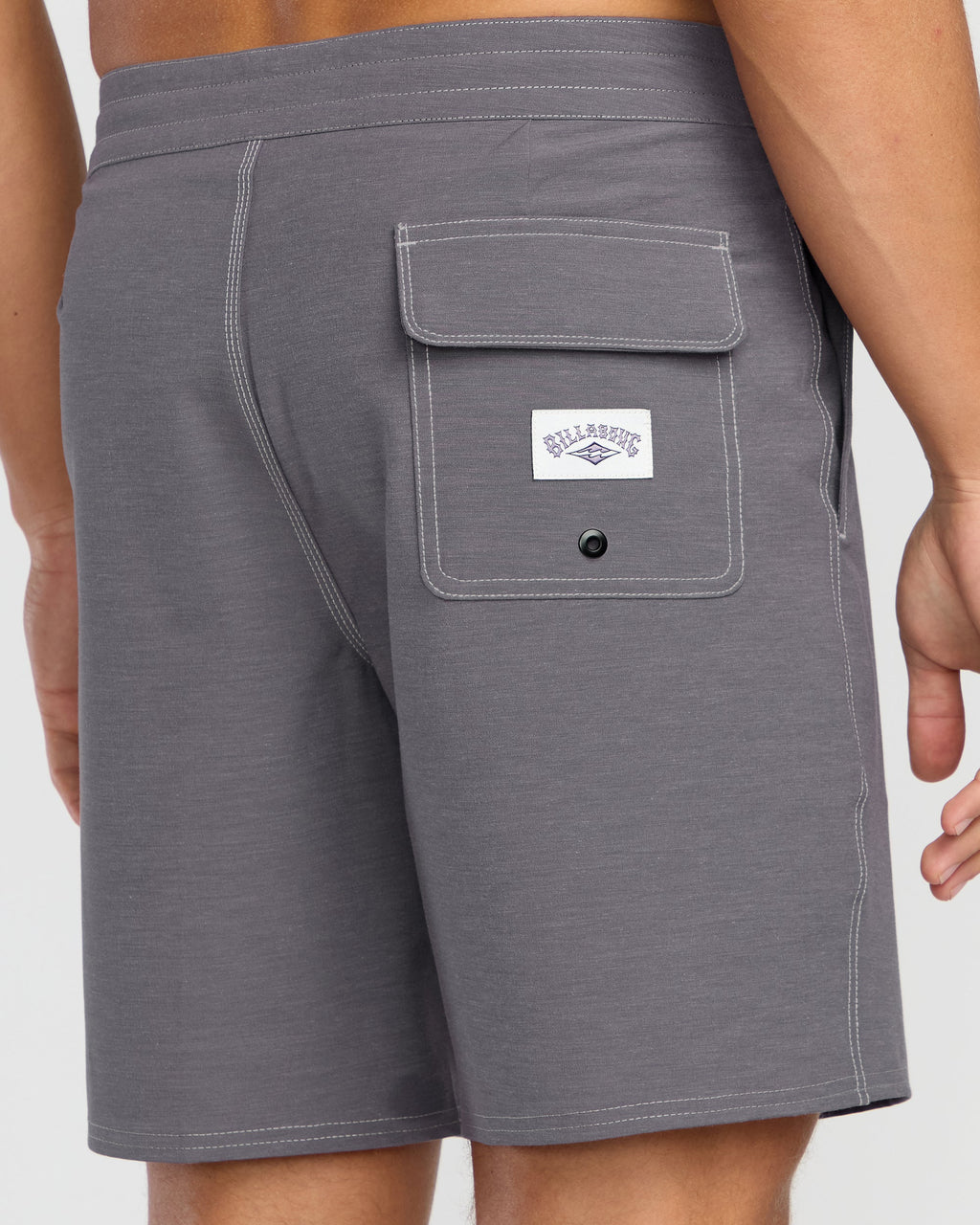 Every Other Day Lo Tide 18 Boardshorts - Gray Violet