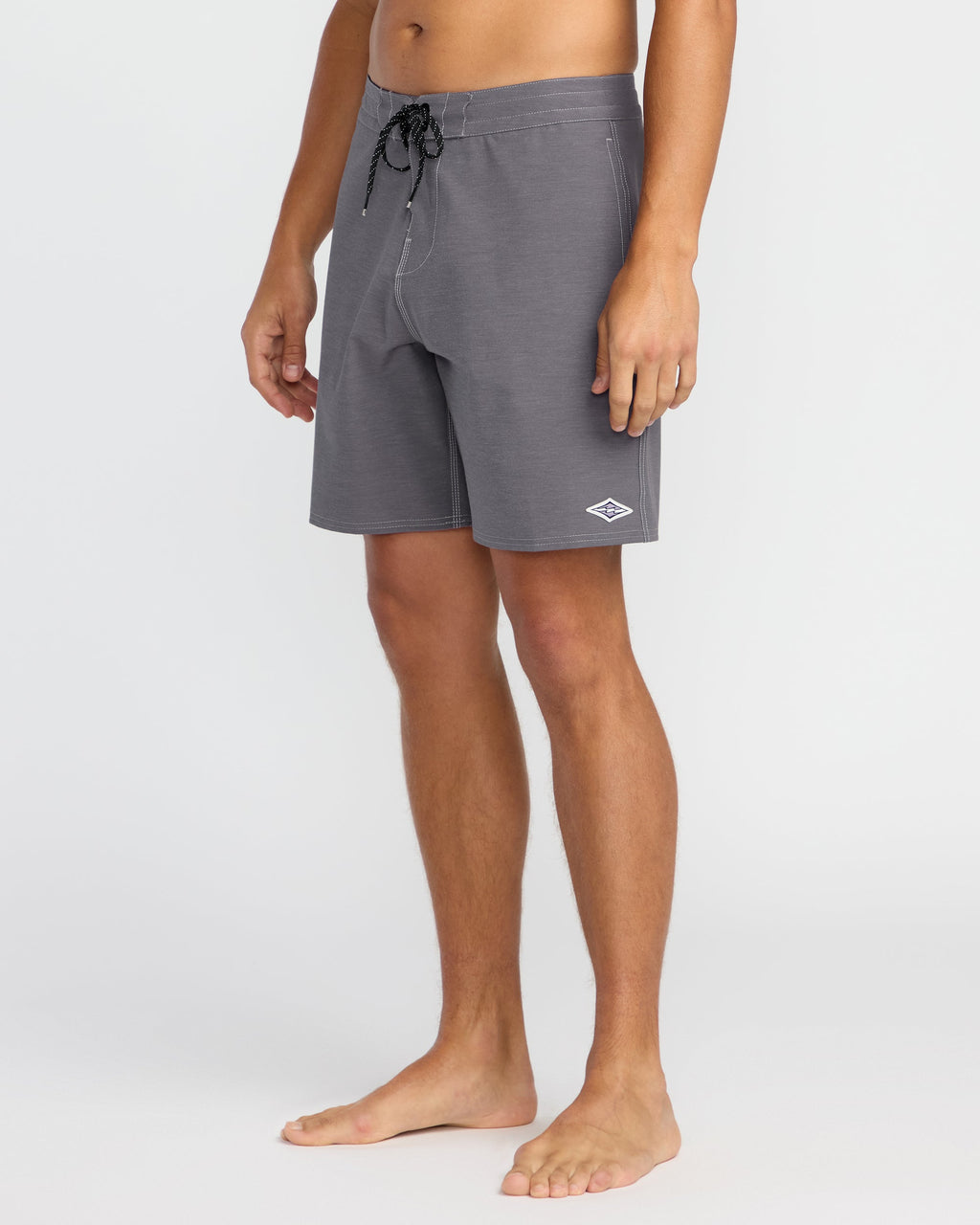 Every Other Day Lo Tide 18 Boardshorts - Gray Violet
