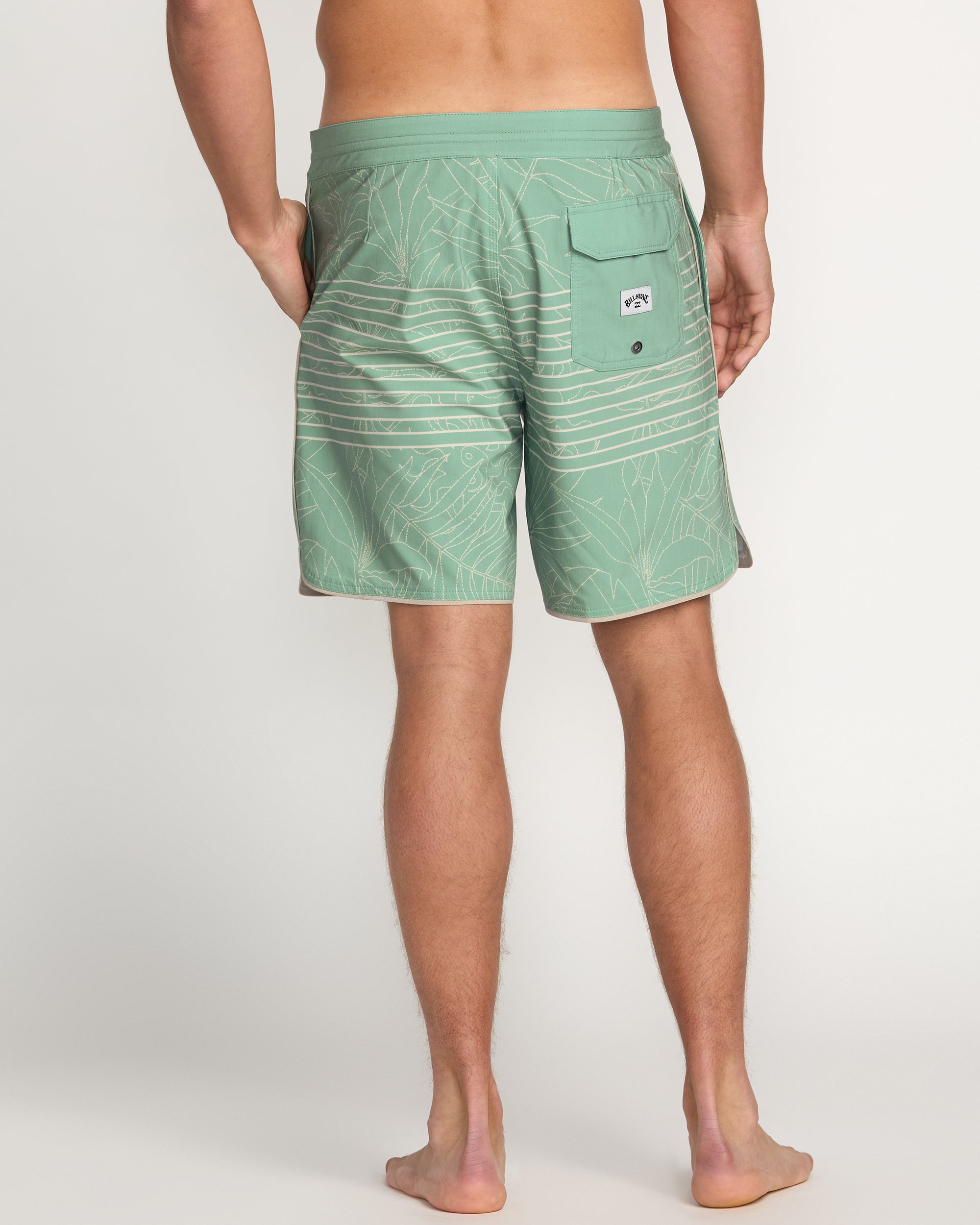 73 Lo Tide 18 Boardshorts - Mist Green