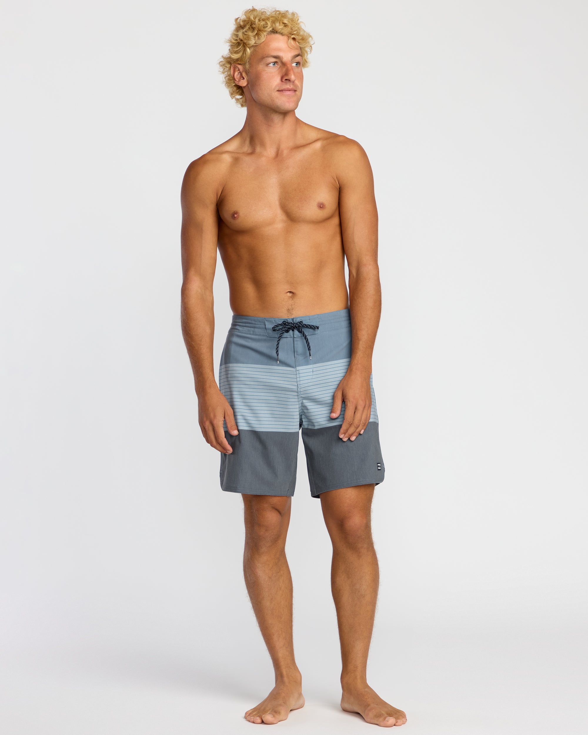 73 Lo Tide 18 Boardshorts - Steel Blue