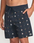 Good Times Lo Tide 18 Boardshorts - Navy