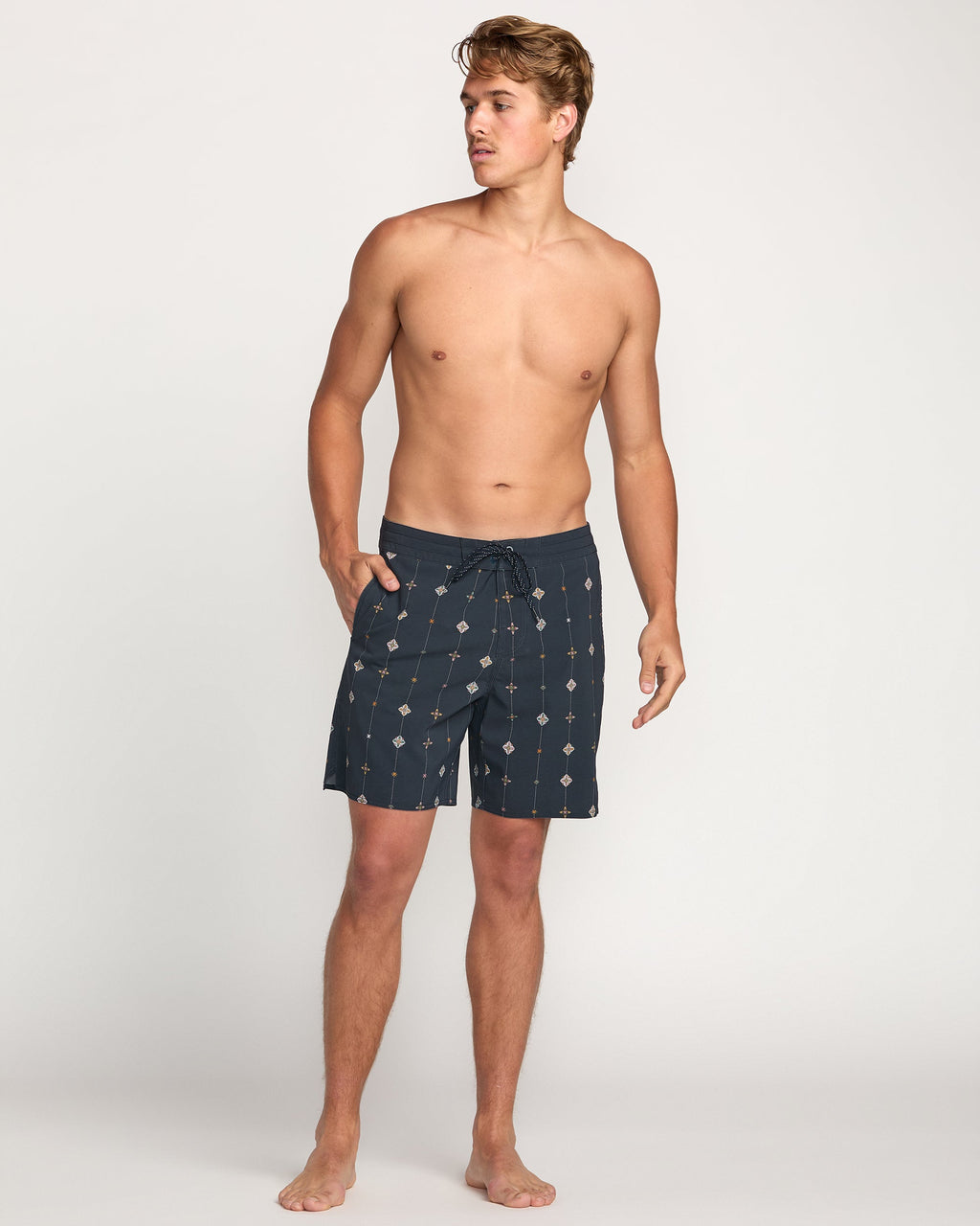 Good Times Lo Tide 18 Boardshorts - Navy