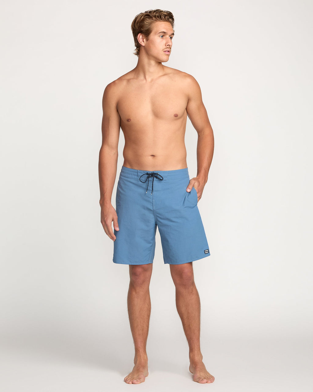 Wategos Lo Tide 19 Boardshorts - Carolina Blue