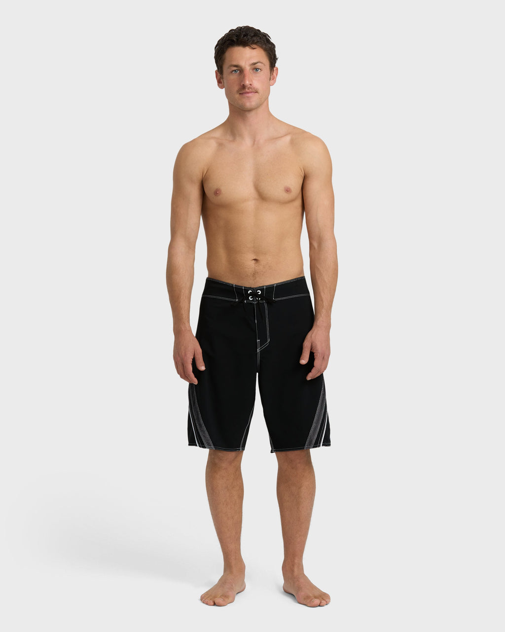 Fluid 2K Pro Performance 21 Boardshorts - Black White