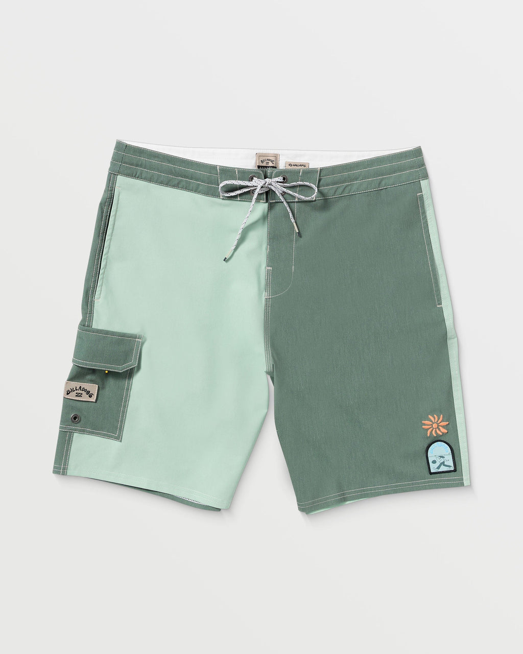 Sunshine Lo Tide 19 Boardshorts - Green Tea