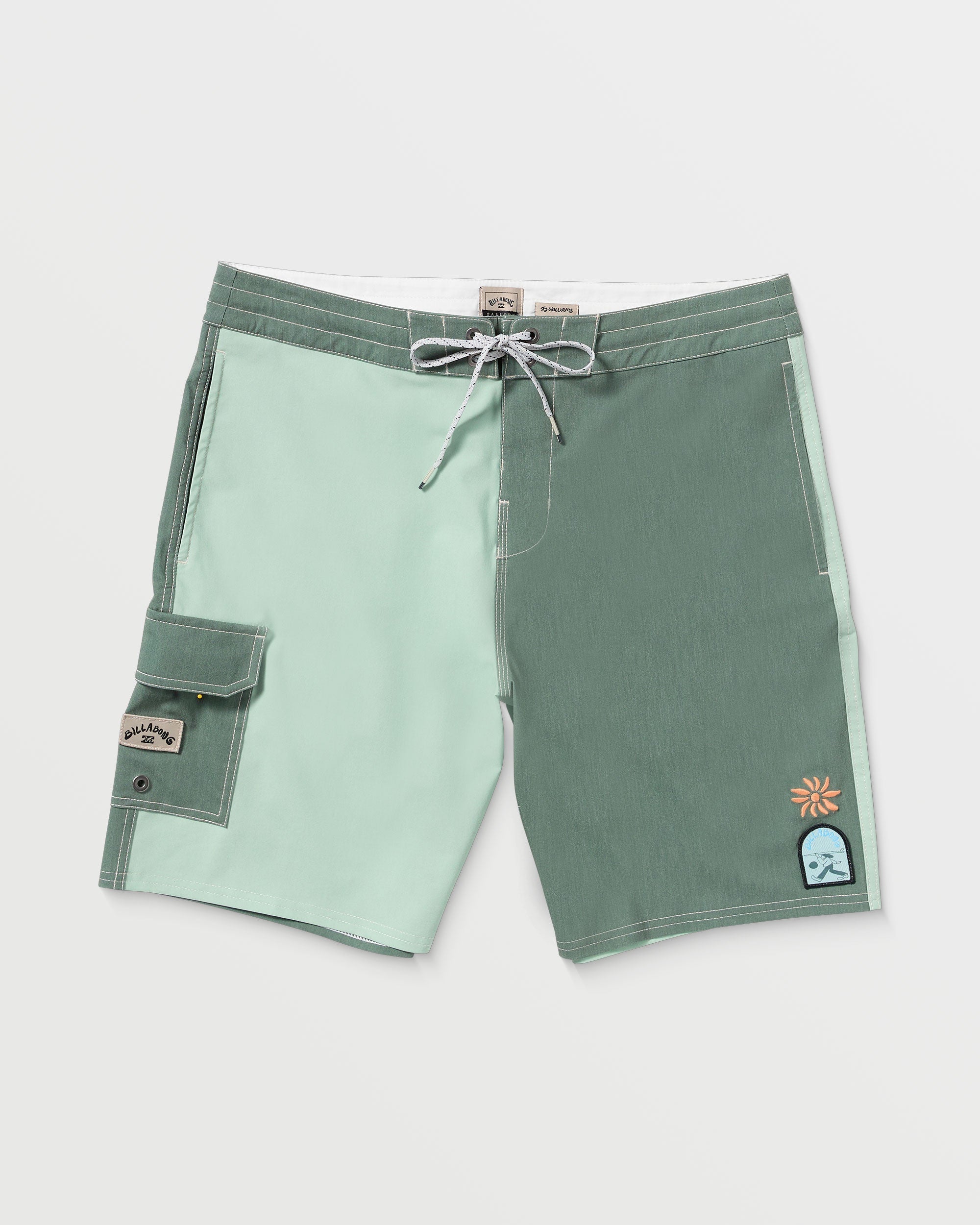 Sunshine Lo Tide 19 Boardshorts - Green Tea