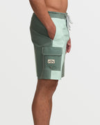 Sunshine Lo Tide 19 Boardshorts - Green Tea