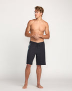 D Bah 2.0 Hi Pro Performance 19 Boardshorts - Washed Black