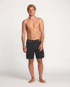 73 Hi Pro Performance 18 Boardshorts - Stealth