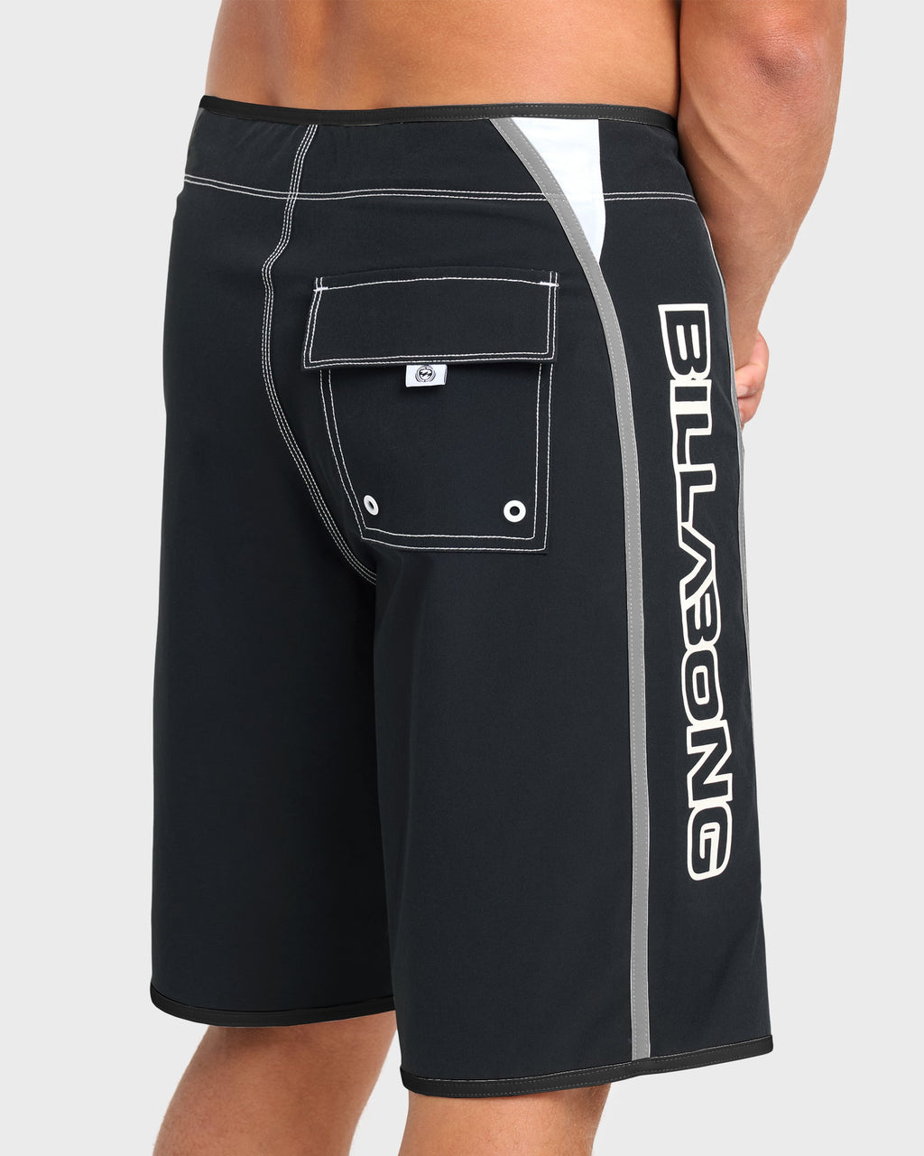 Dbah Bio Wave Pro 21 Boardshorts - Black/White - Black/White