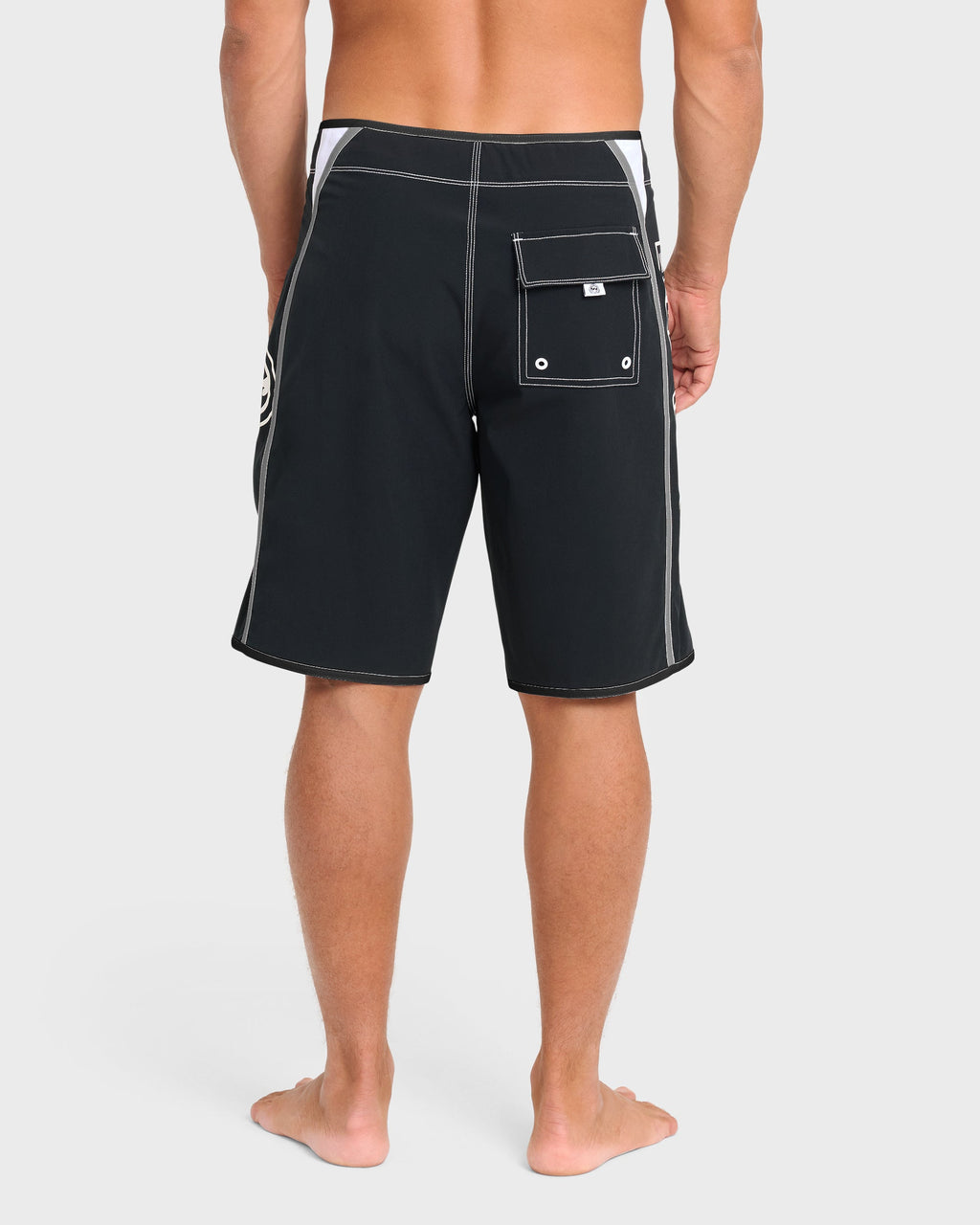 Dbah Bio Wave Pro 21 Boardshorts - Black/White - Black/White
