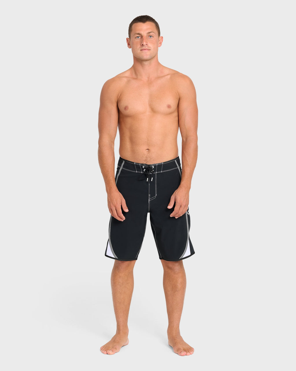 Dbah Bio Wave Pro 21 Boardshorts - Black/White - Black/White