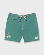 Austin Garage Lo Tides 19 Boardshorts - Teal