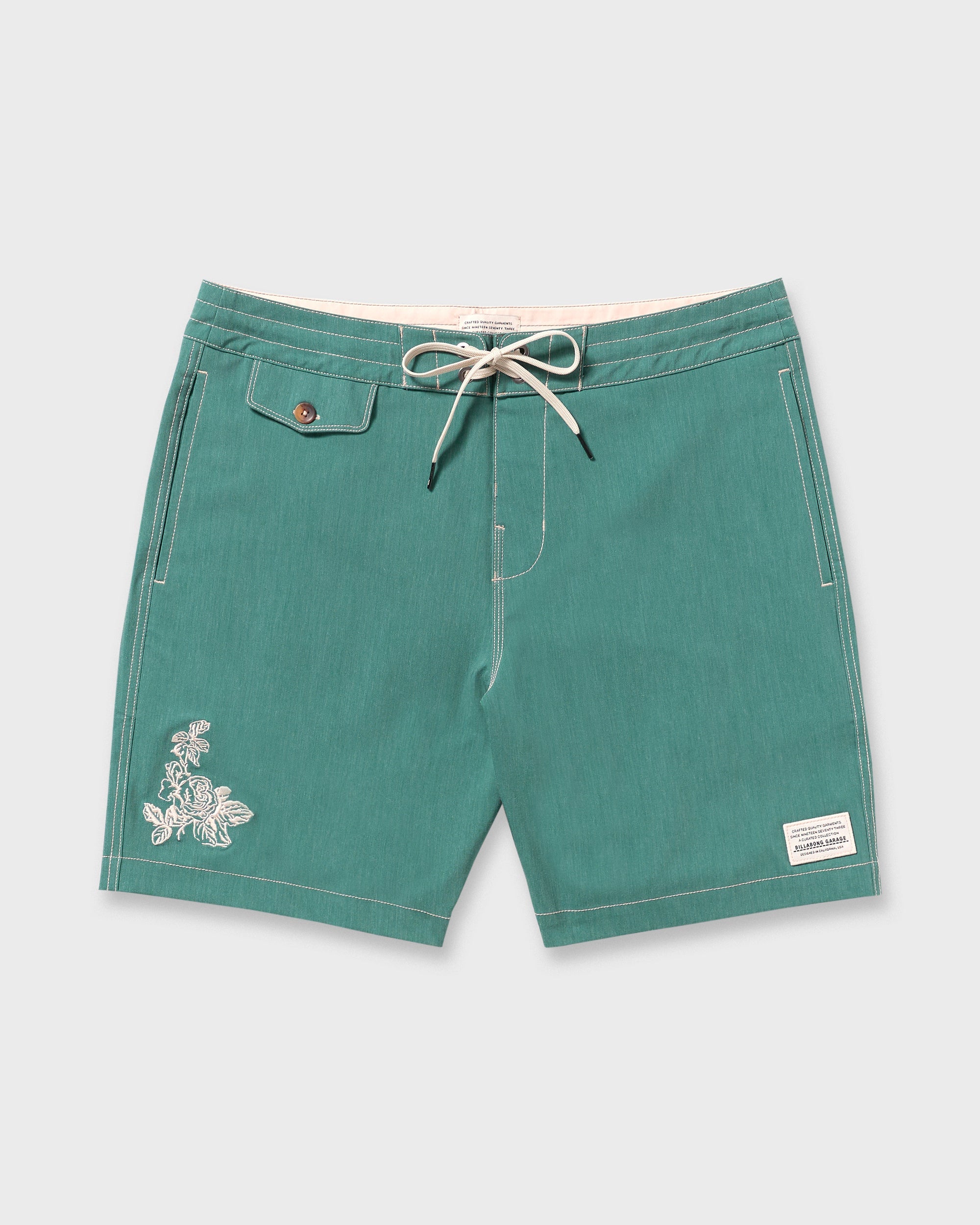 Austin Garage Lo Tides 19 Boardshorts - Teal
