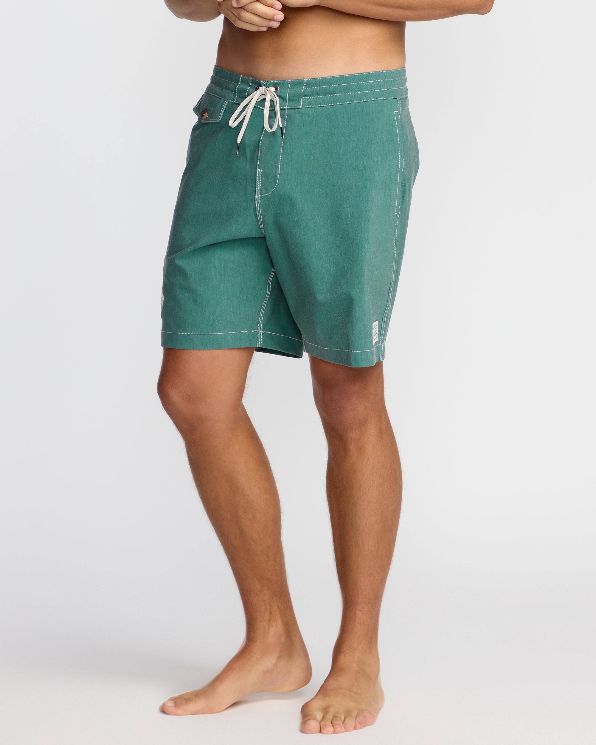 Austin Garage Lo Tides 19 Boardshorts - Teal