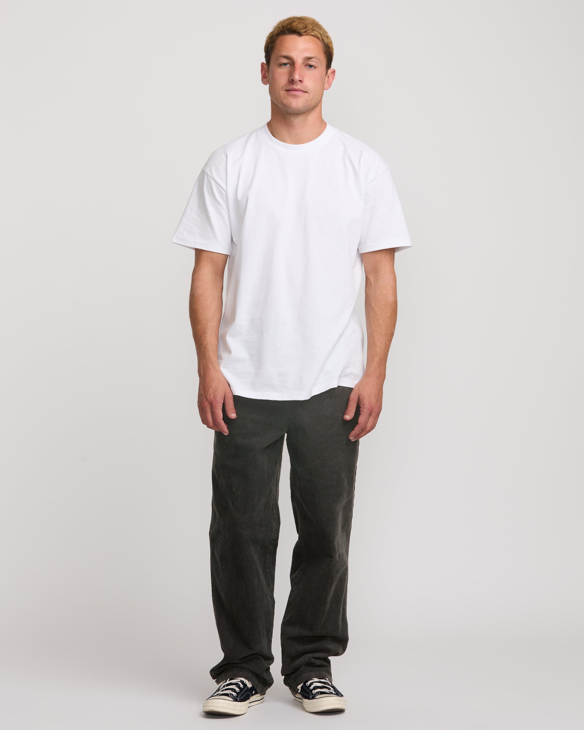 Larry Cord Pants - Dark Gray
