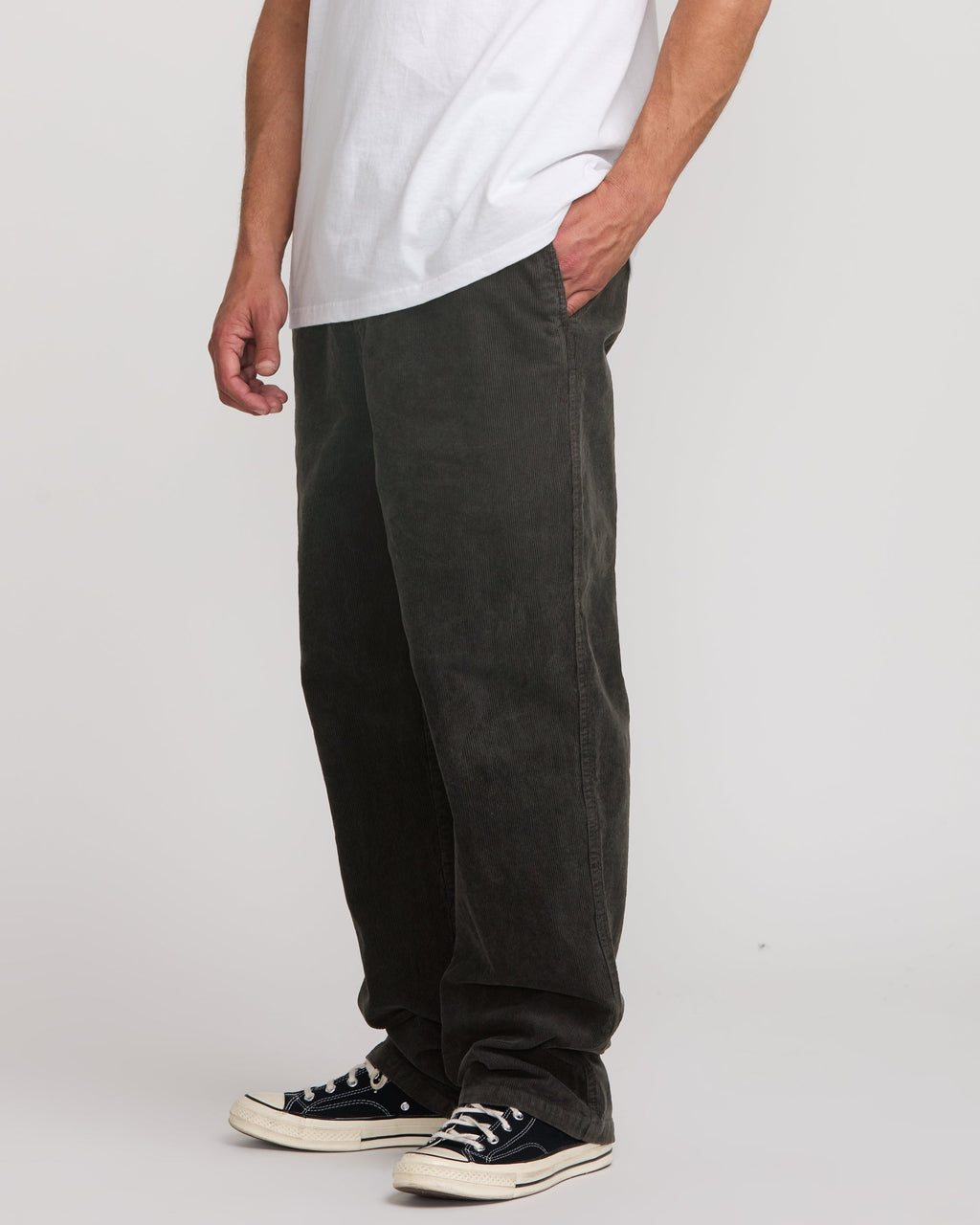 Larry Cord Pants - Dark Gray