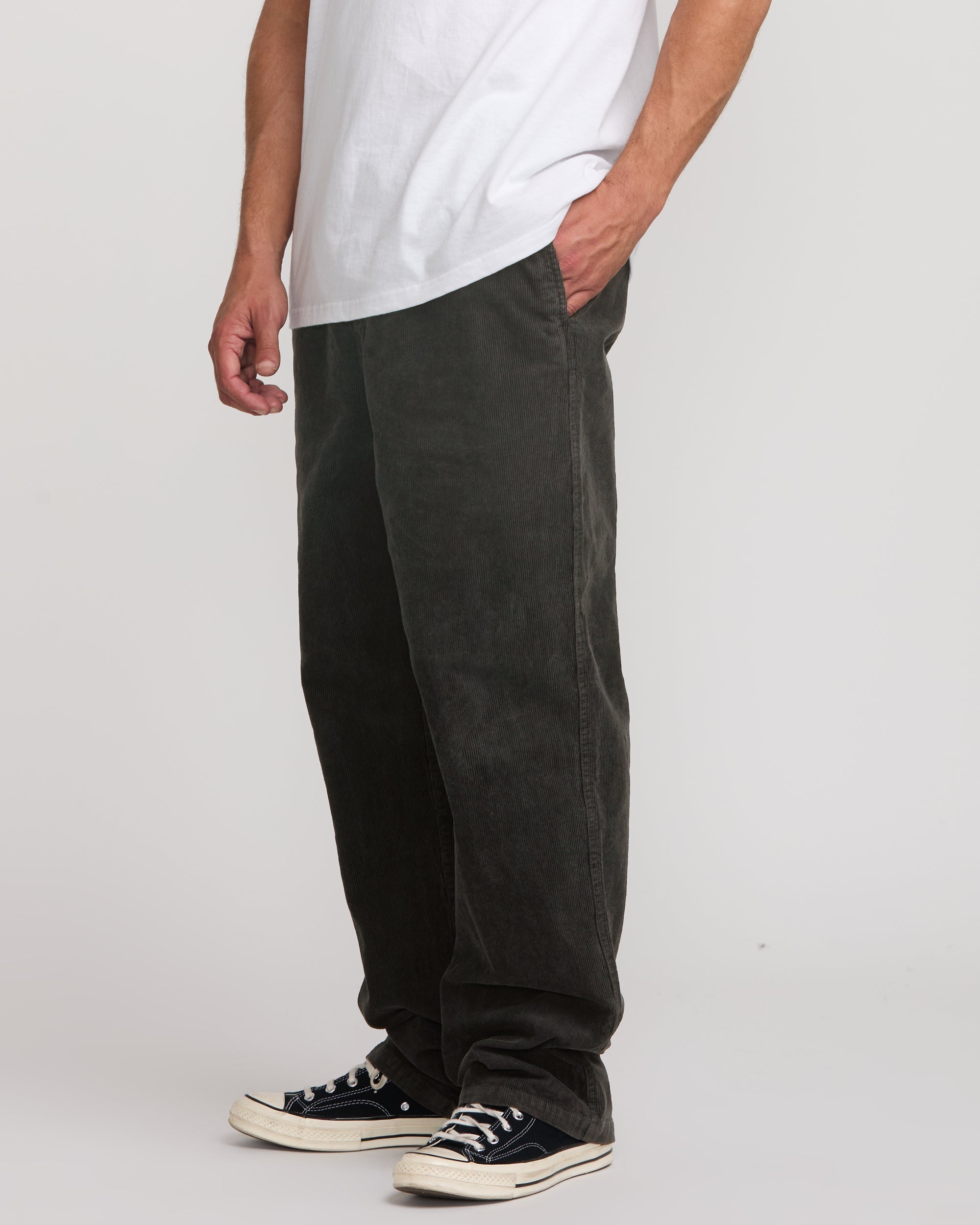 Larry Cord Pants - Dark Gray