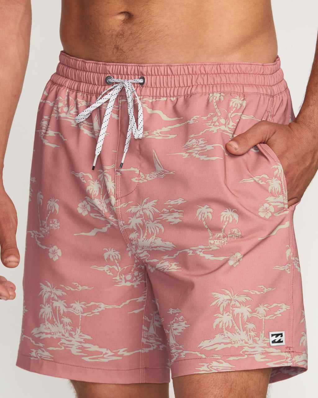 Lineup Laybacks 16 Trunks - Dusty Rose
