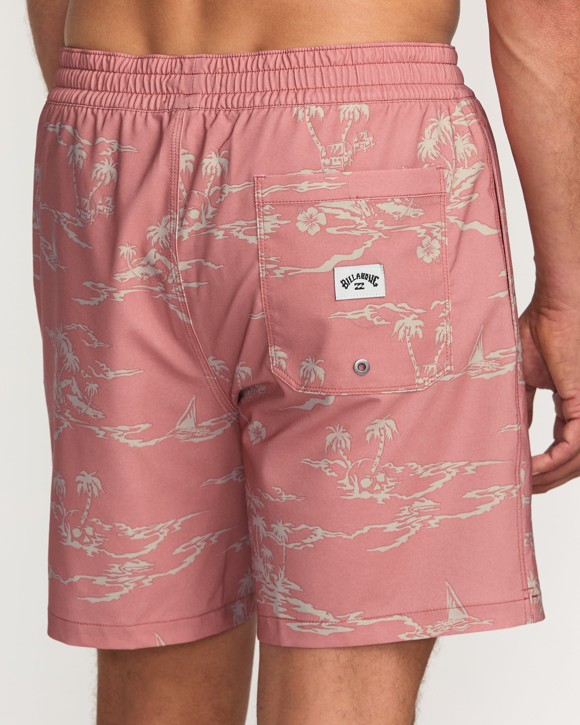 Lineup Laybacks 16 Trunks - Dusty Rose