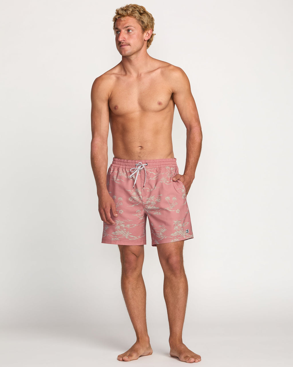 Lineup Laybacks 16 Trunks - Dusty Rose