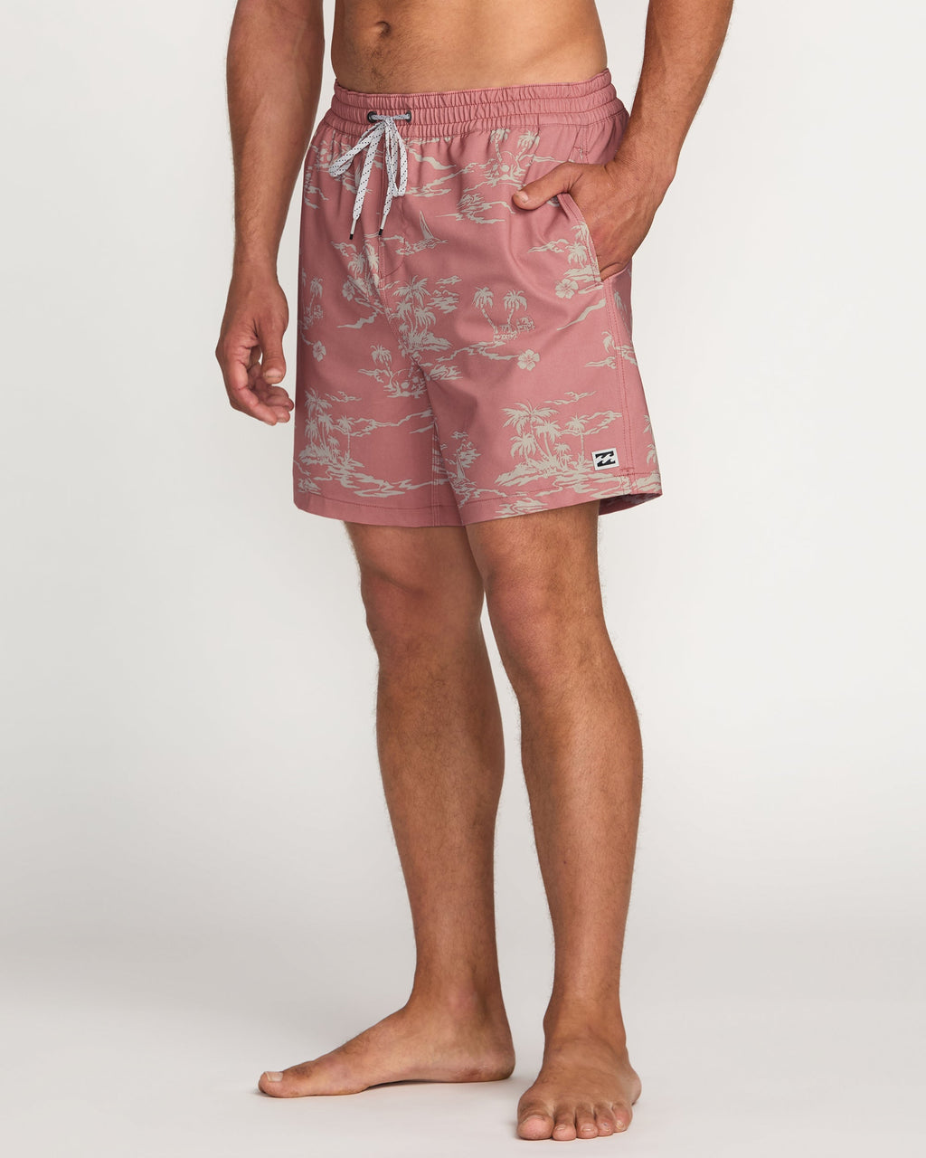 Lineup Laybacks 16 Trunks - Dusty Rose