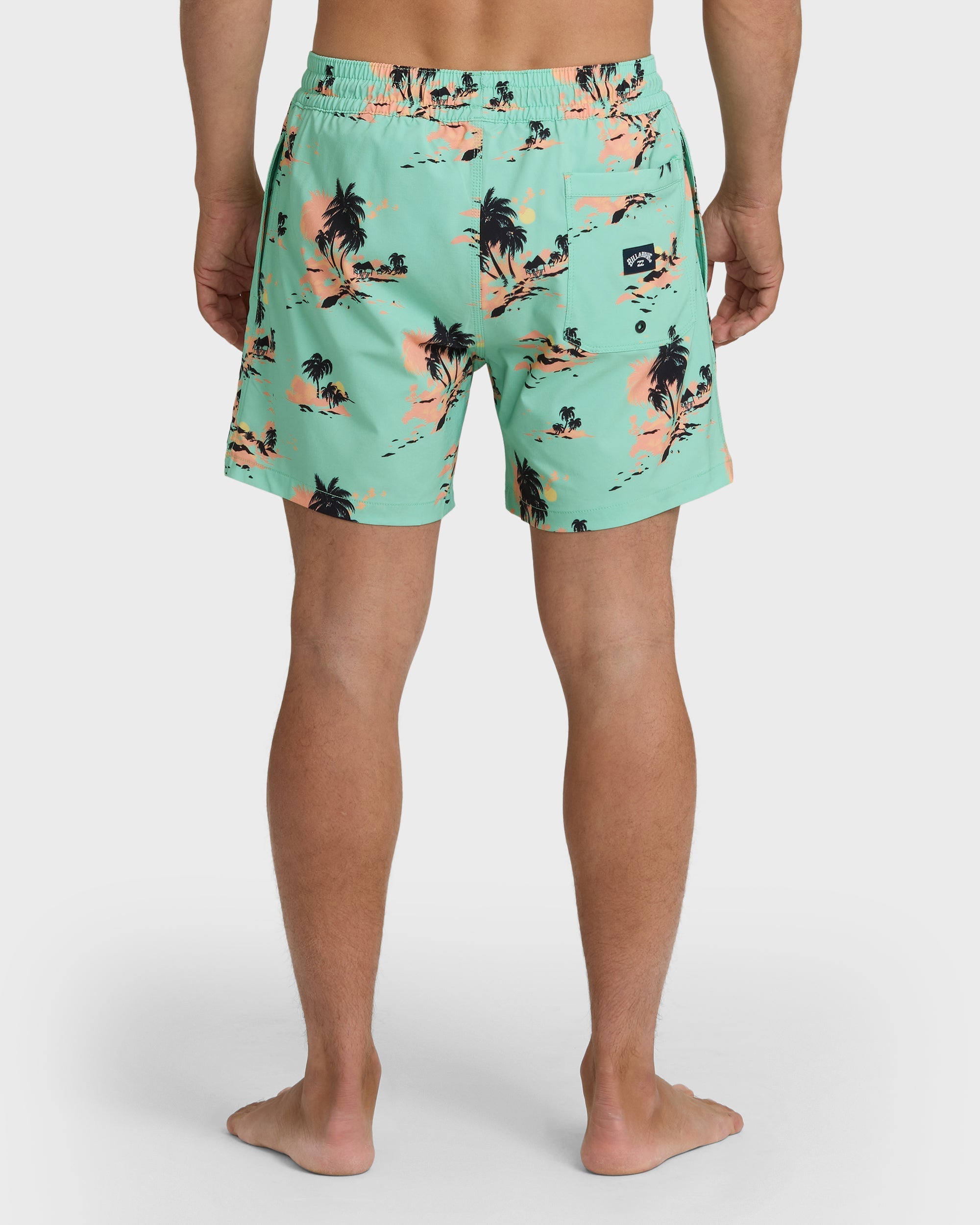 Lineup Layback 16 Trunks - Lime Green
