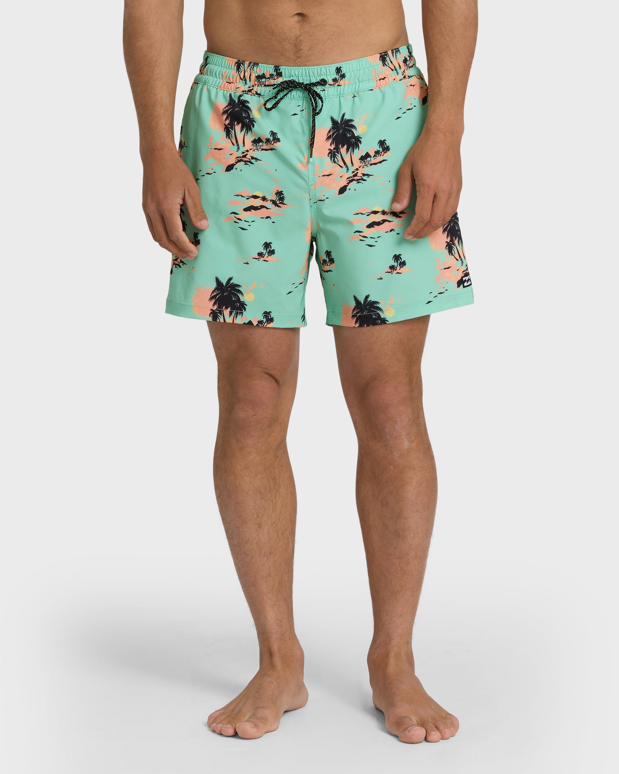 Lineup Layback 16 Trunks - Lime Green