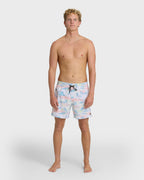 Lineup Layback 16 Trunks - Off White