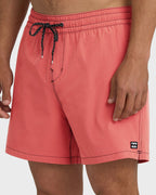 Lineup Solid Layback 16 Trunks - Bright Pink