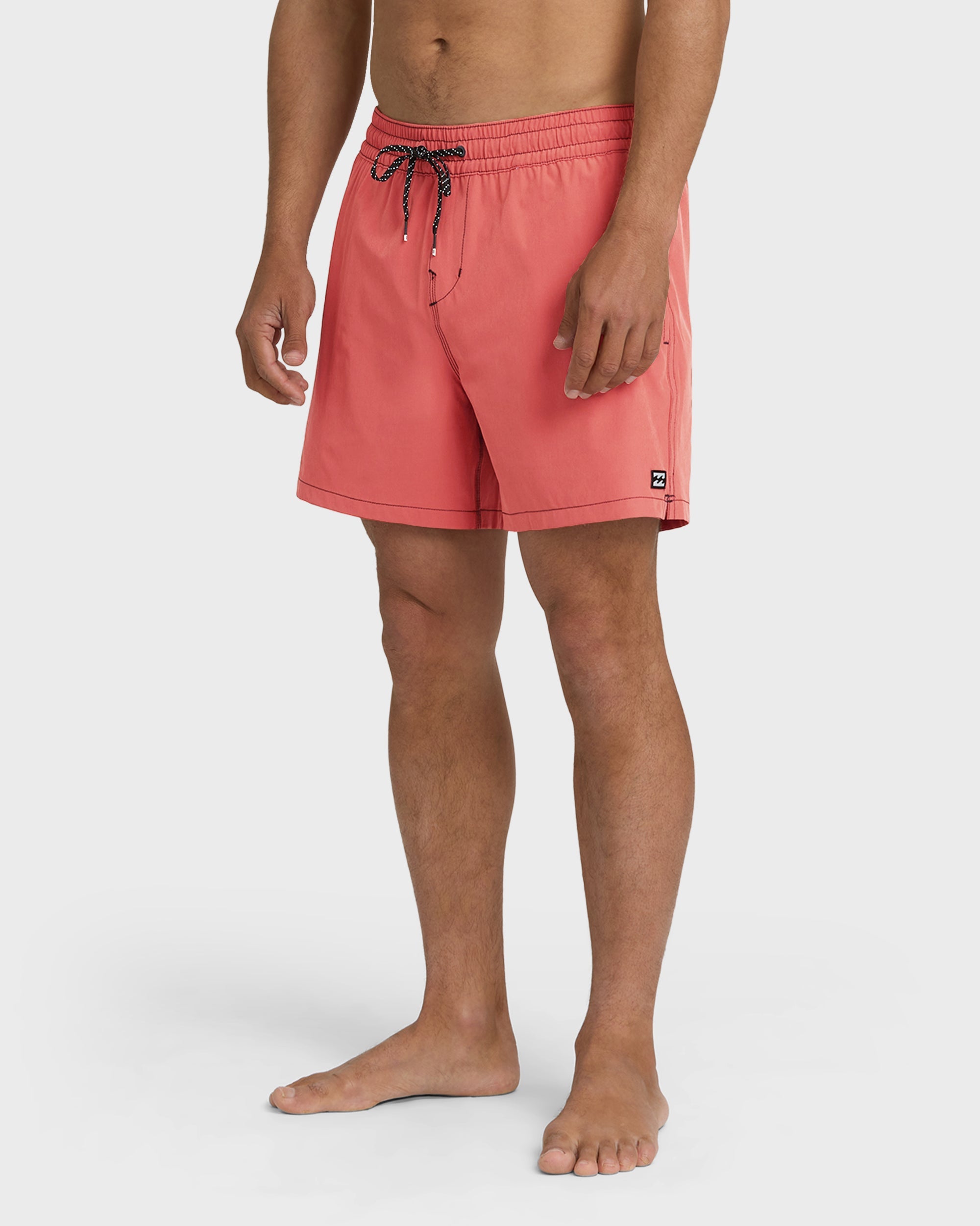 Lineup Solid Layback 16 Trunks - Bright Pink