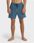 Lineup Solid Layback 16 Trunks - Real Teal