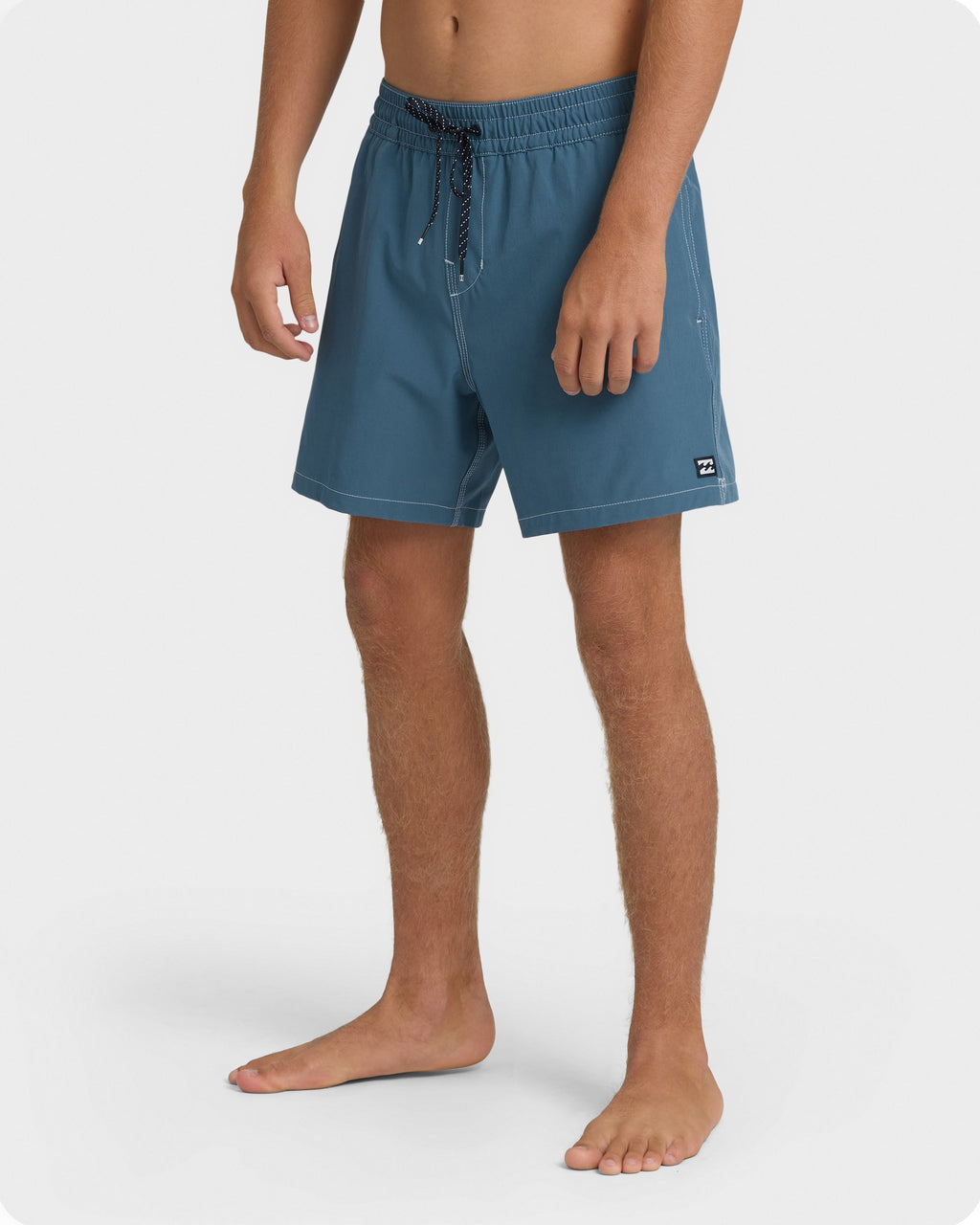 Lineup Solid Layback 16 Trunks - Real Teal