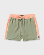 Dbah Panel Laybacks Swim Trunk - Green Ash