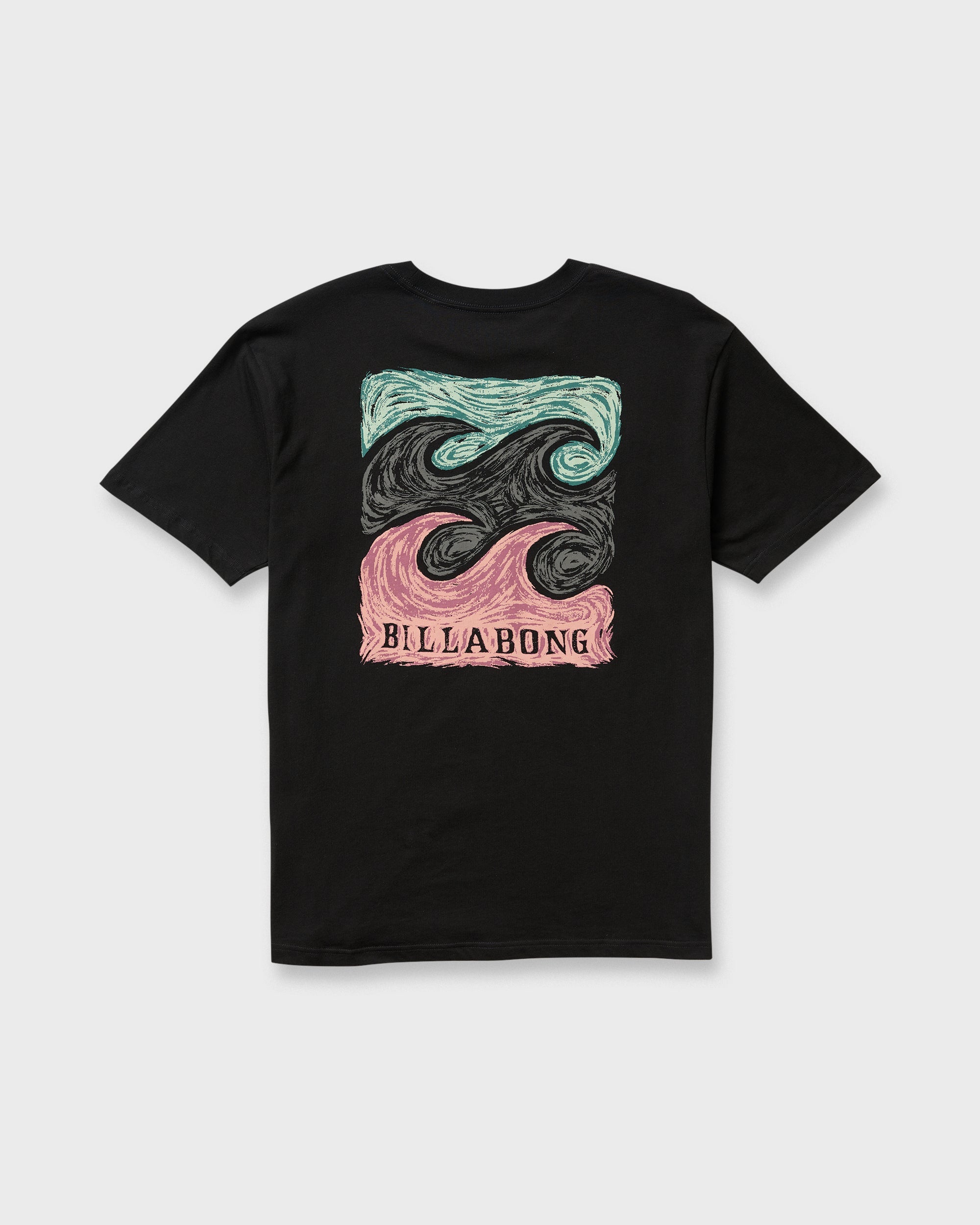 Crayon Wave Premium Short Sleeve T-Shirt - Washed Black