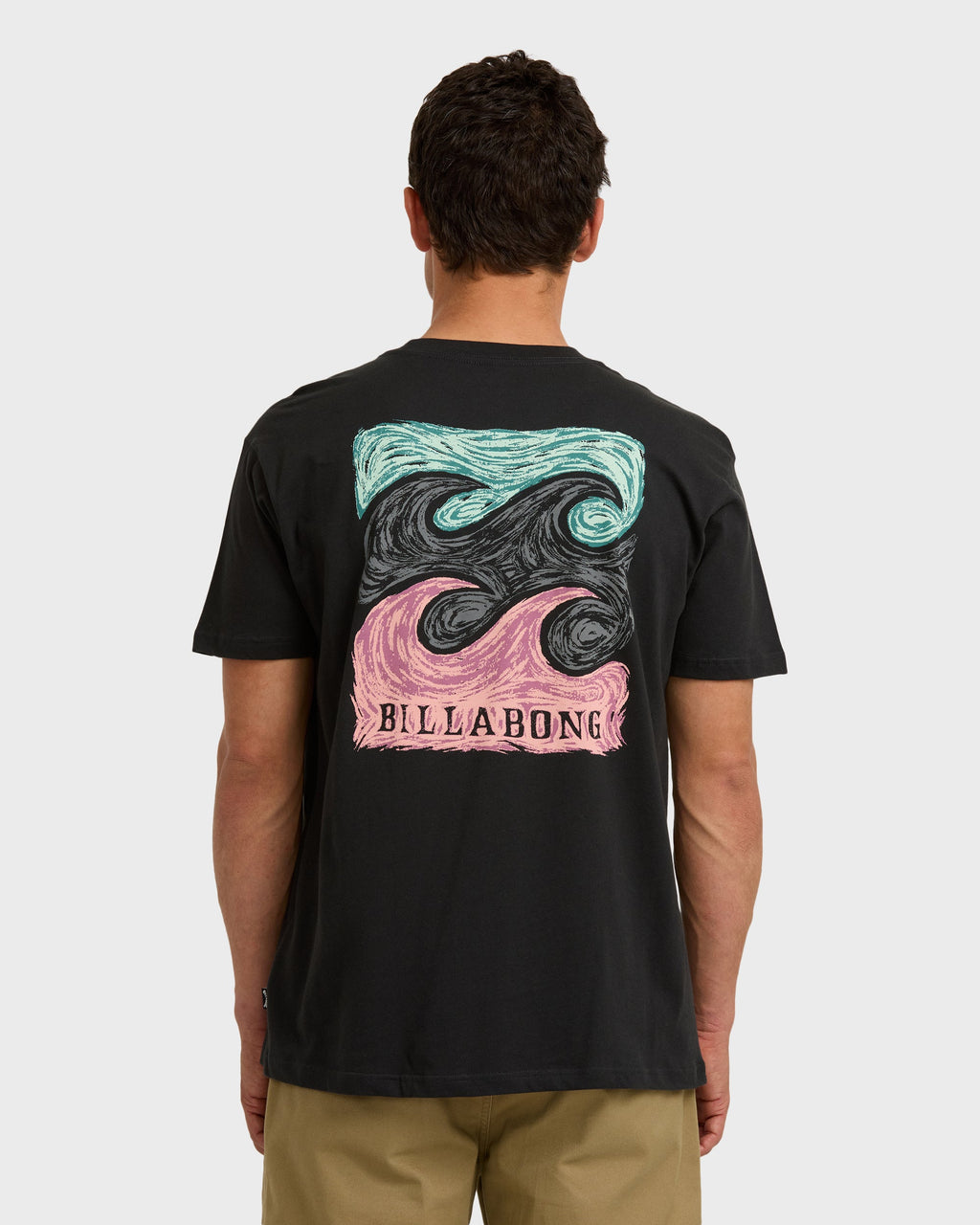 Crayon Wave Premium Short Sleeve T-Shirt - Washed Black