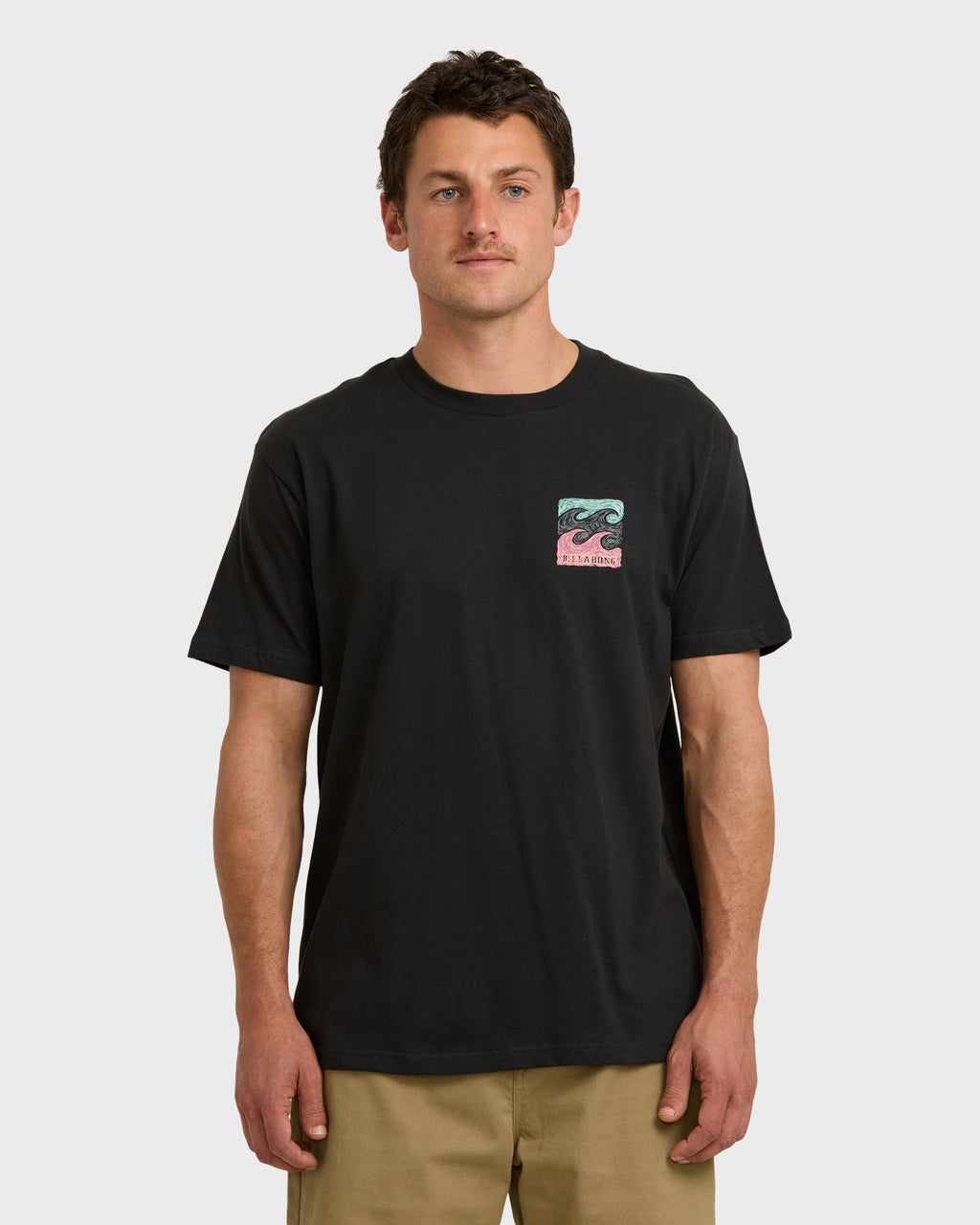 Crayon Wave Premium Short Sleeve T-Shirt - Washed Black